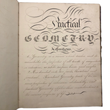 Samuel Gifford 1832 Large (90 pg) Geometry Notebook, Petherton School