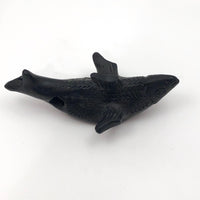 Oaxacan Black Clay (Barro Negro) Vintage Fish Whistle