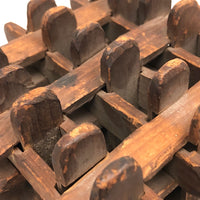 Gorgeous Antique Hand-carved Whimsy Cube with Fantastic Patina
