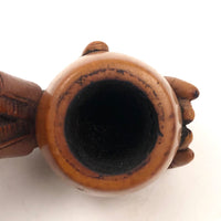 Stunning Antique Meerschaum Hand Holding Pipe Bowl