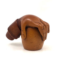 Stunning Antique Meerschaum Hand Holding Pipe Bowl