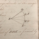 Samuel Gifford 1832 Large (90 pg) Geometry Notebook, Petherton School
