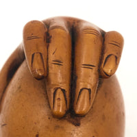 Stunning Antique Meerschaum Hand Holding Pipe Bowl