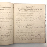 Samuel Gifford 1832 Large (90 pg) Geometry Notebook, Petherton School