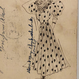 Her Face Would Stop a Clock, 1908 Hand-drawn Postcard