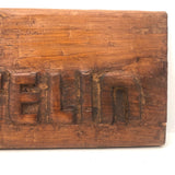 Led Zeppelin Hand-carved Wooden Sign!