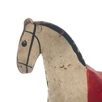 Sweet Old Small Painted Wooden Horse