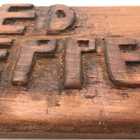 Led Zeppelin Hand-carved Wooden Sign!