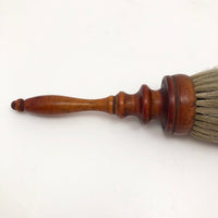 Antique Horsehair Brush with Turned Wood Handle