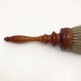 Antique Horsehair Brush with Turned Wood Handle