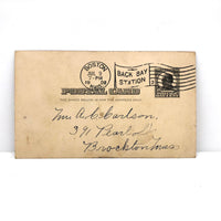 Her Face Would Stop a Clock, 1908 Hand-drawn Postcard