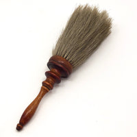 Antique Horsehair Brush with Turned Wood Handle