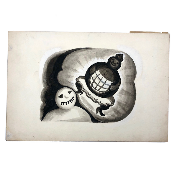 William Charles Palmer "Butternut Hill" Dreaming Snowman Painting