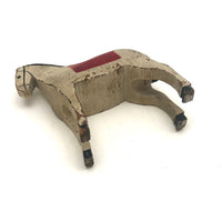 Sweet Old Small Painted Wooden Horse