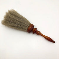 Antique Horsehair Brush with Turned Wood Handle