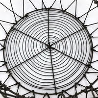 Great Old Extra Large Collapsible Wirework Egg Basket