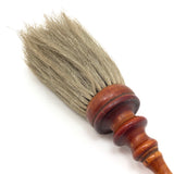 Antique Horsehair Brush with Turned Wood Handle