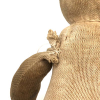 Wonderful Old Stocking Doll with Button Eyes, Darned Nose, and Bandage-Like Cap