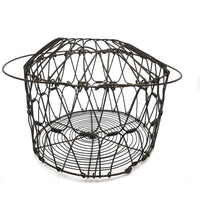 Great Old Extra Large Collapsible Wirework Egg Basket