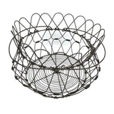 Great Old Extra Large Collapsible Wirework Egg Basket