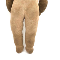 Wonderful Old Stocking Doll with Button Eyes, Darned Nose, and Bandage-Like Cap