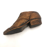 Sweet Little Old Carved Wooden Shoe