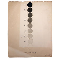 EW Hall’s Scale of Values Art School Exercise