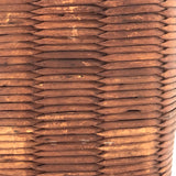 Civil War Era Wicker Covered Whiskey Flask