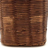 Civil War Era Wicker Covered Whiskey Flask