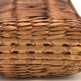 Civil War Era Wicker Covered Whiskey Flask