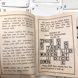 Two Kan-u-go Crossword Game Decks, c. 1930s, Complete with Instructions