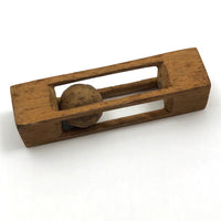 Nice Old Carved Single Ball in Cage Whimsy