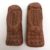 Hand-sculpted Terracotta Women, Presumed Scandinavian--A Pair
