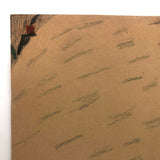 1940s Child's Crayon Drawing, Stone Wall Leading to Sun