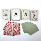 Two Kan-u-go Crossword Game Decks, c. 1930s, Complete with Instructions