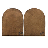 Pair of 1970s Studio Pottery Man and Woman Stoneware Bookends, Signed Liz