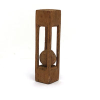 Nice Old Carved Single Ball in Cage Whimsy