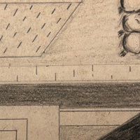 Aerial Perspective Drawing of Skyscrapers by Phyllis Myrick, 1964