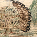 Randolph Madlem's Hopping Rabbits Handwritten Text Plus Turkey Drawing