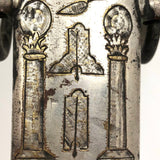 1800s Ames Mfg Co Scabbard Piece with Engraved Masonic Symbols