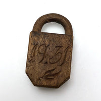 Miniature 1931 Carved Lock Whimsy Love Token?