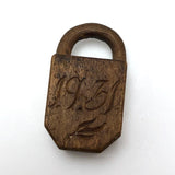 Miniature 1931 Carved Lock Whimsy Love Token?