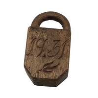 Miniature 1931 Carved Lock Whimsy Love Token?