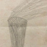 Edgar S. Yergason's 1859 Double Sided Drawing with Boat and Train