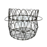 Great Old Extra Large Collapsible Wirework Egg Basket
