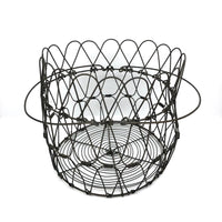 Great Old Extra Large Collapsible Wirework Egg Basket