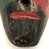 Early 20th Century Mexican Dance Mask with Long Nose and Horns