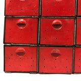 Fabulous Interlocking 18 Drawer Mid Century Industrial Cabinet, Presumed Dorman