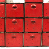 Fabulous Interlocking 18 Drawer Mid Century Industrial Cabinet, Presumed Dorman