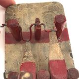 Wonderful 1937 Mechanical Folk Art Toy with Two Figures